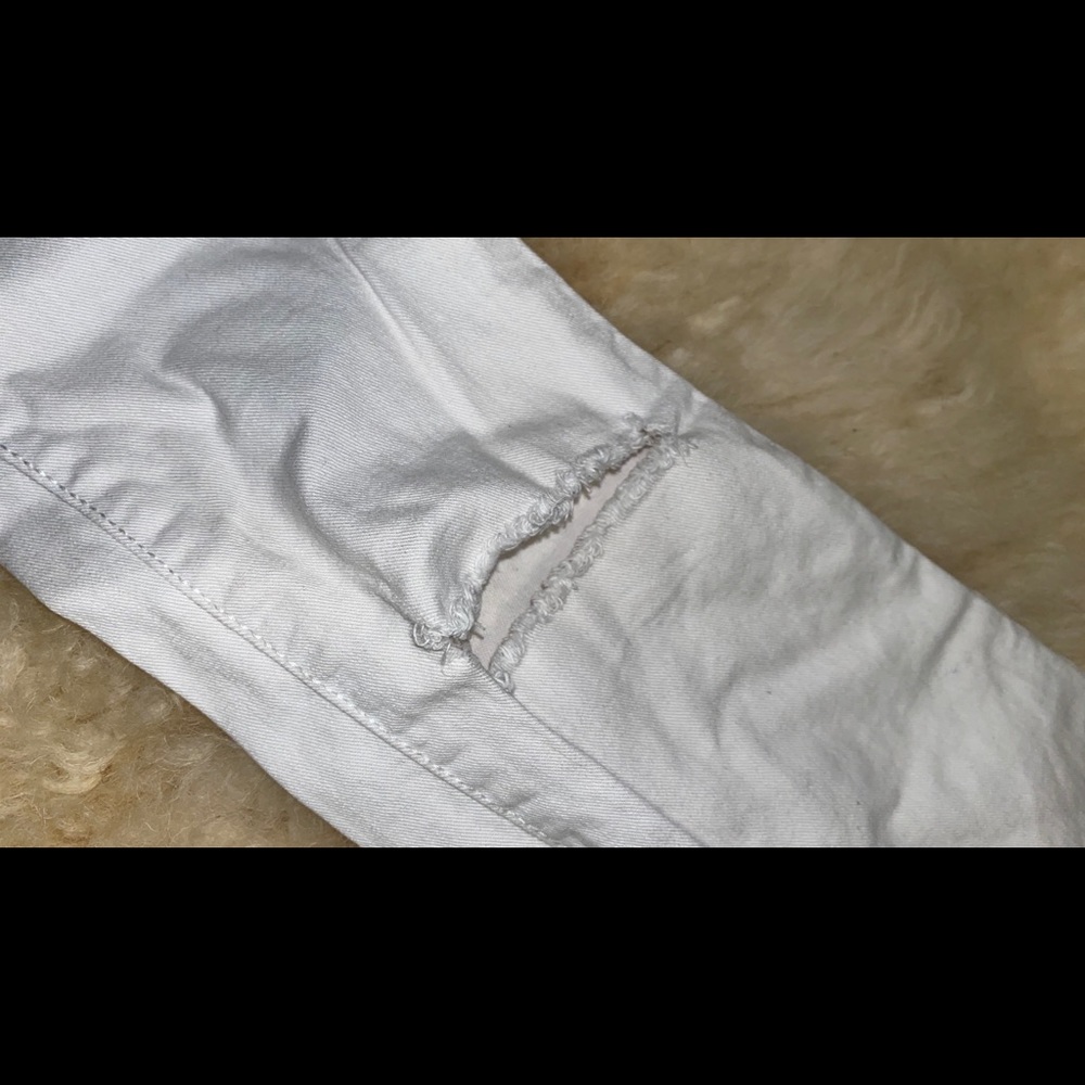 White Ripped Jeans - Picture 4 of 4